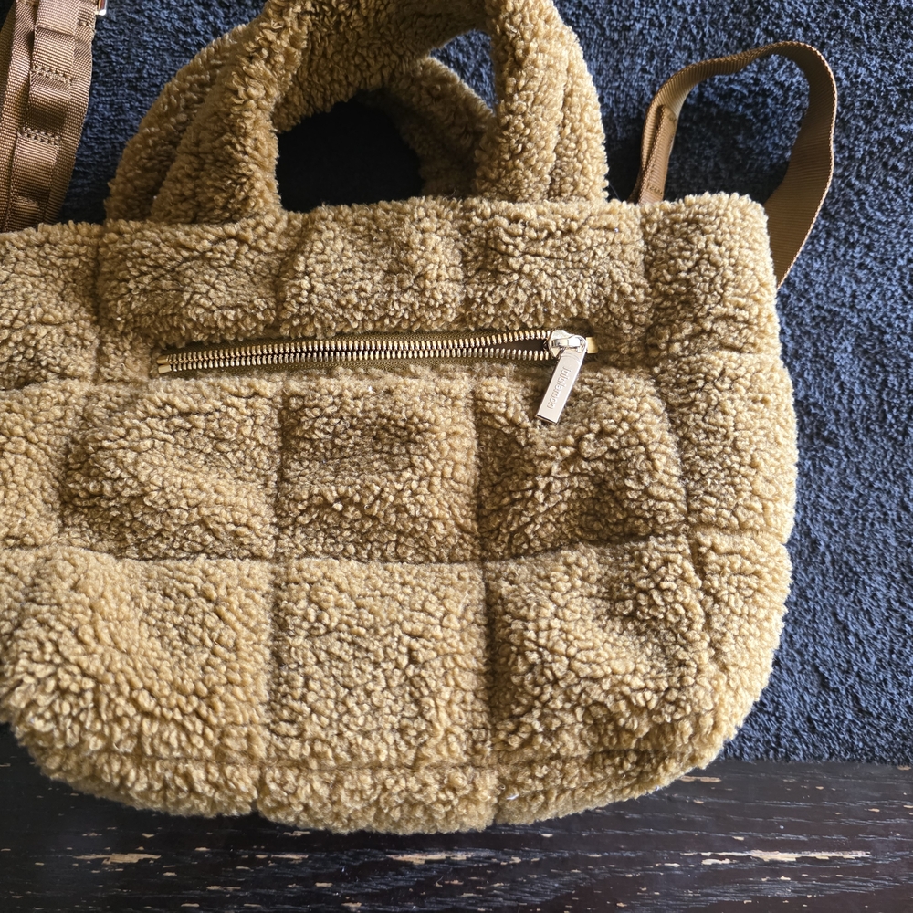 Lululemon Athletica Brown Sherpa Tote Bag